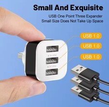 3 Port USB Slots Adaptor USB 3 in 12.0 Multple USB Interface Extender Auto picture