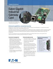 Eaton Gigabit Industrial Gateway Card - INDGW-M3 picture