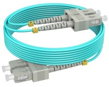RamboCables-OM4 SC to SC Fiber Patch Cables Multimode, 6ft/2m | Fiber Optic C... picture