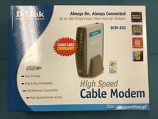 D-Link DCM-201 High Speed Cable Modem - Looks Unused picture