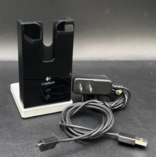 LOT OF 7 - Logitech A-00049BS Dual H820e Headset Charge Station Dock Base picture