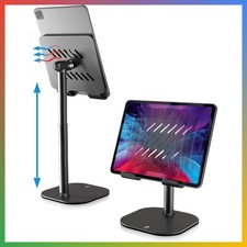 Tablet Stand Holder Desk Adjustable For 7-10 Inch Devices Night Black picture