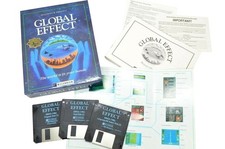 Amiga Global Effect Game Millenium Electronic Arts Manual 3 Disks U.K. Commodore picture