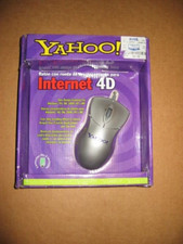 Yahoo 4D Internet Wheel Scroll Mouse NIB 2001 picture