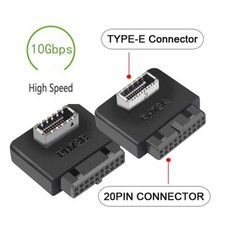 USB 3.1 Front Panel Socket Key-A Type-E to USB 3.0 20Pin Header Adapter 2pcs/set picture
