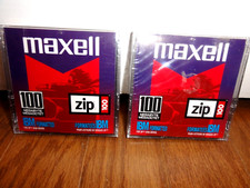 Maxell 100 Megabyte Zip Disk Lot of 2 New Sealed picture
