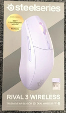 SteelSeries Rival 3 Wireless Gaming Mouse - Lavender - New picture