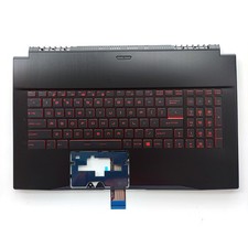 New For MSI GF75 MS-17F1 MS-17F5 Case Palmrest red red backlit keyboard picture