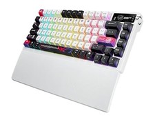 WHITE, STORMY CLICKY, AZOTH X - ASUS ROG 75% CUSTOM GAMING KEYBOARD, picture