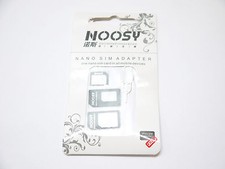 BLK Nano Sim Micro Sim Standard Sim Card Adapter for Samsung Galaxy Nexus HTC LG picture