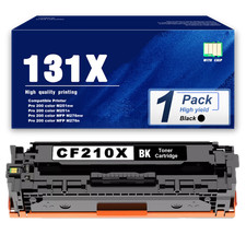 1-Pack 131X CF210X Black Toner with Chip for LaserJet Pro Printer M251n picture
