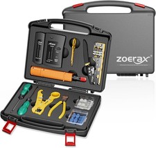 Network Tool Kit, ZOERAX 11 in 1 Professional RJ45 Crimp Tool Kit - Pass Through picture