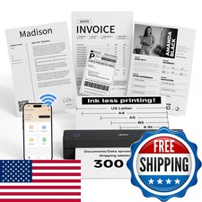 HPRT MT620 Pro Portable Printer Wireless Inkless Thermal Travel picture