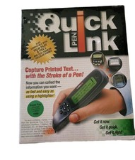 Wizcom Quick Link Pen Reader  Scanner Print and Save Data Sealed NIB picture