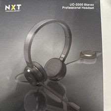 NXT Technologies UC-2000 Noise-Canceling Stereo Computer Headset NX55445 - Black picture