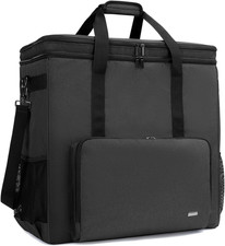 CURMIO Double-Layer PC Carrying Case, Computer Travel Bag for Tower, Black picture