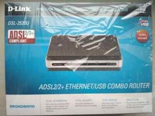 D-Link DSL-2520U Ethernet ADSL/ADSL2+, USB, RJ-45 (No Wifi) picture