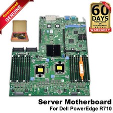 Dell PowerEdge R710 Server Motherboard 2x CPU Sockets 18x DDR3 DIMM Slots YDJK3 picture