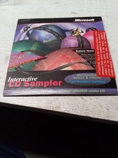 MICROSOFT INTERACTIVE CD SAMPLER 1996 WINDOWS 95 x8 MULTIMEDIA DEMOS & VIDEOS picture