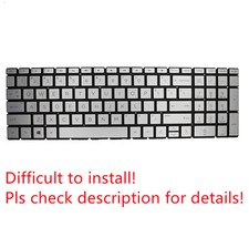 Original US Silver Backlit Keyboard for HP Envy 17T-CE100 CTO Backlight picture