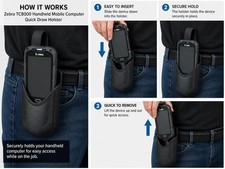 Zebra TC8000 Handheld Mobile Computer Quick Draw Holster SG-TC8X-QDHLST (10 Pck) picture