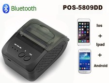 58mm Mini Portable Bluetooth Thermal Printer USB for Win Android iOS Printing picture