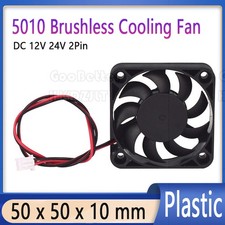5010 DC 12V 24V 2Pin Brushless PC Printer Cooling Fan 50 x 50 x 10 mm 5cm picture