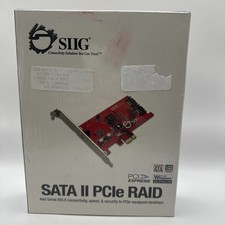 SIIG Connectivity Solutions SATA II PCIE RAID New And Sealed Please See Photos picture