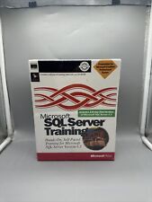 MICROSOFT SQL 1-55615-930-7 SERVER TRAINING -VOL 1-2, SEALED CD-ROM, VERSION 6.5 picture