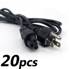20 PACK 6FT 3 Prong Mickey Mouse Power Cord Cable for Laptop PC Printer Adapter picture
