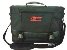 Leeds Portfolio Laptop Case Messenger Bag Black Ryder Maintenance Team Logo picture