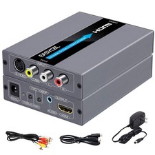RCA Svideo to HDMI Converter, Composite CVBS AV or + grey picture