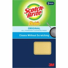(8-3pk)-3M Scotch-Brite Dobie All Purpose Cleaning Scouring Pad 723-2F picture