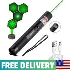 Lennoos USB-C Rechargeable Green Laser Pointer - Advanced Long-Range picture