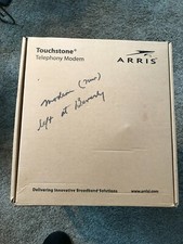 ARRIS TM502G/CT Touchstone Telephony 2.0 Cable Modem W/ Adapter NIB picture