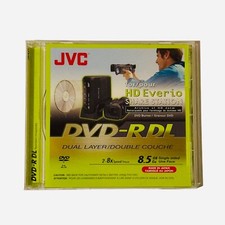 NEW SEALED JVC DVD-R DL HD VIDEO DATA DUAL LAYER 8.5GB 8X 215 MIN DISC JAPAN picture
