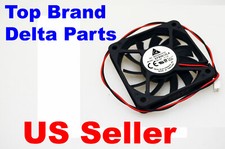 Delta EFB0612LA 60mm 12V DC Cooling Fan 60x60x10mm 2-Pin Ball Bearing 2-Pack picture