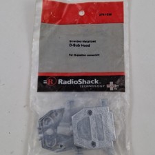 RadioShack Shielded Metalized D-Sub Hood 276-1536 25-Position Silver New picture