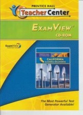 Prentice Hall: California Algebra Readiness: Teacher Center ExamView PC MAC CD picture