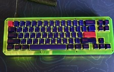 Stellar65 Mechanical Keyboard With GMK Laser Keycaps and NK Silk Linears G2U picture