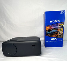 onn. 720p Home Theater Projector LCD 16:9 Black HDMI USB MicroSD 3.5mm picture