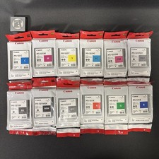 Canon PFI-101 Ink Cartridges Tank Expired New Unopened Full Set 12 Colors picture