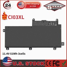Lot 10 CI03XL Battery For HP ProBook 640 650 645 655 G2 G3 HSTNN-UB6Q 801554-001 picture