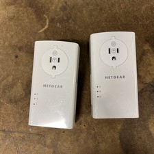 2X NETGEAR PLP2000 Extra Outlet Powerline Adapter 2000Mbps picture
