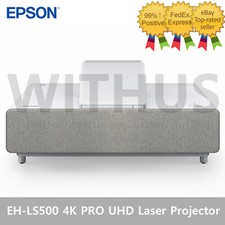EPSON EH-LS500 White 4K PRO UHD Laser Projector Brand New Sealed - Tracking picture
