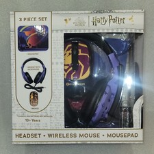 Harry Potter Headset with Microphone, Wireless Mouse, and Mouse Pad Tech Bundle picture