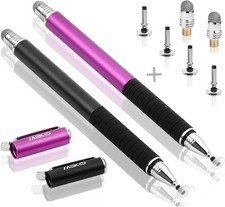 (2 Pcs)[2 in 1 Precision Series] Disc Stylus/Styli for All Touch Screen Devic... picture