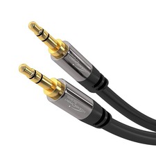 Aux Audio Jack Cable 3.5mm – 25ft – Metal picture