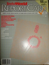 InfoWorld report card : experts evaluate microcomputer software, buying ... 1983 picture