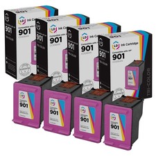 LD Replacement Ink Cartridges Fits for HP CC656AN (HP 901) Tri-Color 4pk picture